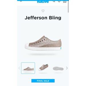 Native Kids Shoes Sz 10